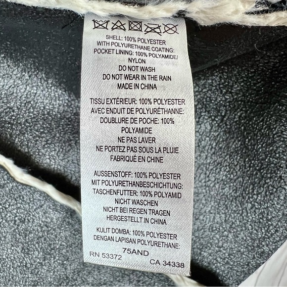 FC Jeans Motorcycle Style Jacket Sz. 6 - Picture 5 of 6